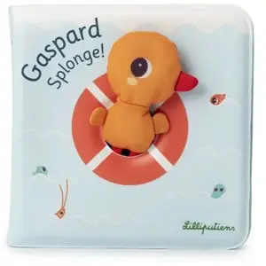 Lilliputiens Livre de bain magique Gaspard Splonge pas cher