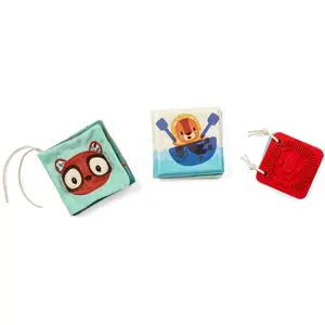 Lilliputiens Set de naissance 3 livres sensoriels Jungle pas cher