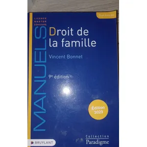 Bruylant Droit De La Famille pas cher