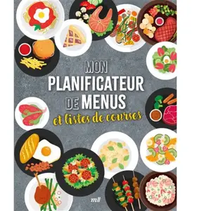 Merci les Livres Mon planificateur de menus et listes de courses pas cher