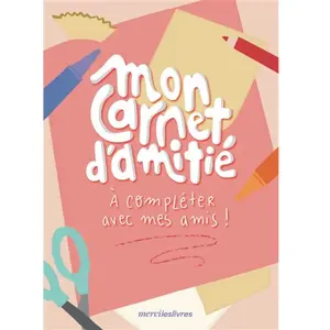 Merci les Livres Mon carnet d'amitié pas cher