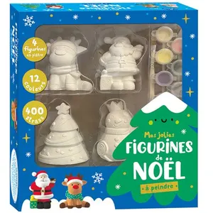 Coedition 1, 2, 3 Soleil !/Clorophyl Mes Jolies Figurines De Noël À Peindre pas cher