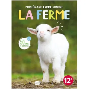 Livre sonore - La Ferme - Grand format - 50 sons - Photographies pas cher