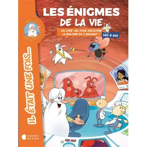 La Librairie des Ecoles Les énigmes de la vie: Un livre-jeu pour découvrir le corps humain en s'amusant ! pas cher