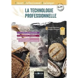 Le Genie Editeur La technologie professionnelle Brevet Professionnel Boulanger pas cher