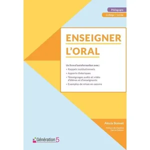 Comparateur de prix : Generation 5 Eds Enseigner L'oral