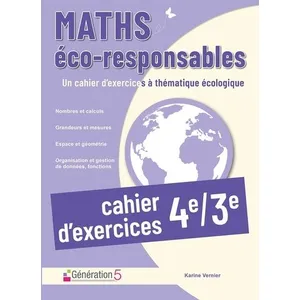 Generation 5 Eds Maths Éco-Responsables 4e/3e - Cahier D'exercicesVendu parrakuten
