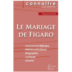 Du Cenacle Editions Le Mariage De Figaro - Fiche De Lecture pas cher