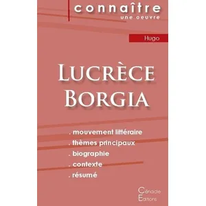Du Cenacle Editions Lucrèce Borgia - Fiche De Lecture pas cher