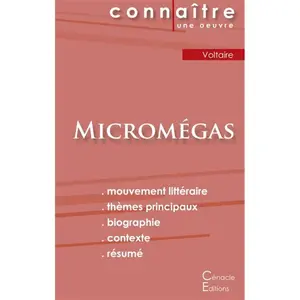 Comparateur de prix : Du Cenacle Editions Micromégas - Fiche De Lecture