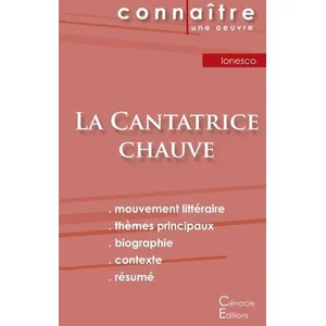 Comparateur de prix : Du Cenacle Editions La Cantatrice Chauve - Fiche De Lecture