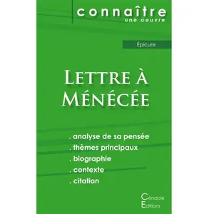 Du Cenacle Editions Lettre À Ménécée - Fiche De Lecture pas cher