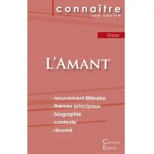 Comparateur de prix : Du Cenacle Editions L'amant - Fiche De Lecture