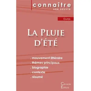 Du Cenacle Editions La Pluie D'été - Fiche De Lecture pas cher