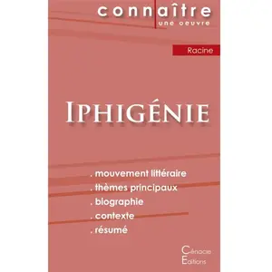 Du Cenacle Editions Iphigénie - Fiche De Lecture pas cher