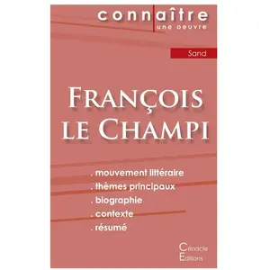 Du Cenacle Editions François Le Champi - Fiche De Lecture pas cher