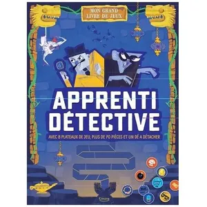 Apprenti Détective - Avec 8 Plateaux De Jeu, Plus De 70 Pions Et Un Dé À Détacher pas cher