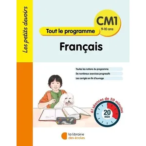 Librairie Des Ecoles Français Cm1 Tout Le Programme - 61 Séances De 20 Minutes pas cher