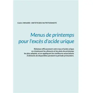 Books on Demand Menus de printemps pour l'excès d'acide urique: - pas cher