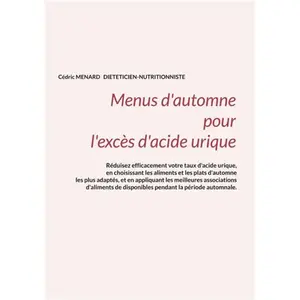 Books on Demand Menus d'automne pour l'excès d'acide urique: - pas cher