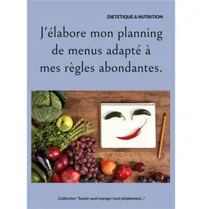 Books on Demand Editions J'élabore mon planning de menus adapté à mes règles abondantes: -: - pas cher