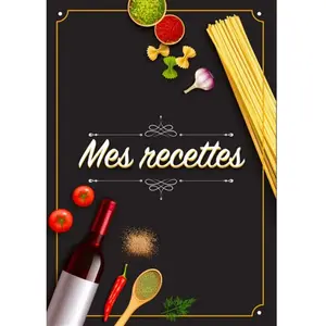 Books on Demand Mes recettes: Cahier De Recettes pas cher