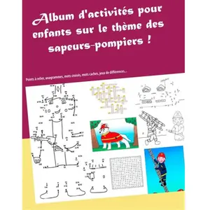 Books on Demand Album d'activités sur le thème des sapeurs-pompiers pas cher