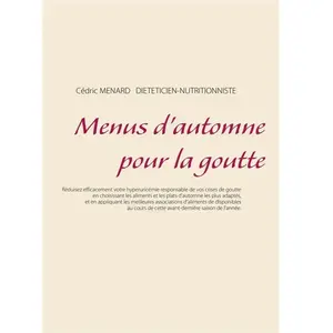 Menus d'automne pour la goutte pas cher