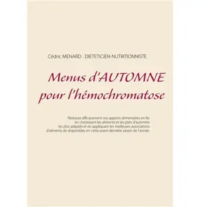 Comparateur de prix : Menus d'automne pour l'hémochromatose