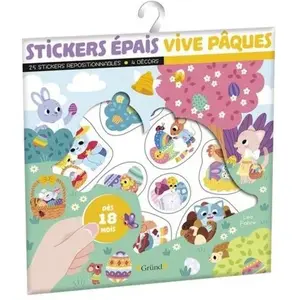 ISBN Grund Stickers épais - Vive Pâques pas cher
