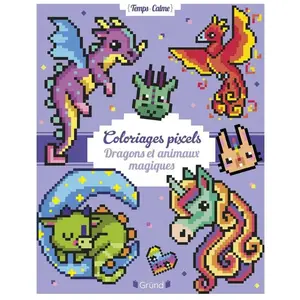 Coloriages Pixels - Dragons Et Animaux MagiquesVendu paramazon