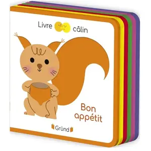 ISBN Livre tout-carton Grund - Bon appetit avec de la feutrine à toucher pour bébé à partir de 6 mois pas cher