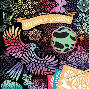 Cartes À Gratter - 10 Cartes, 4 Pochoirs, 1 Bâtonnet pas cher