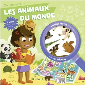 Les Animaux Du Monde - Avec Un Grand Poster À Compléter Et 175 Stickers pas cher