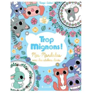 ISBN GRUND Trop mignons ! - Mes mandalas avec des stickers dorés pas cher
