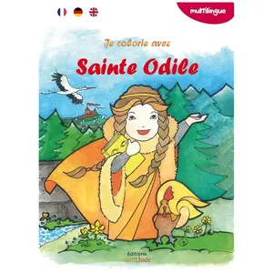 Je colorie avec sainte Odile pas cher