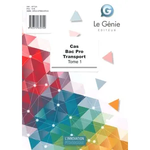Le Genie Editeur Cas Bac Pro transport pas cher