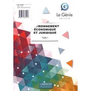 Comparateur de prix : Le Genie Editeur Environnement Économique Et Juridique - Tome 1