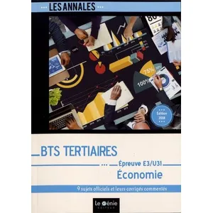 Genie Des Glaciers Economie Épreuve E3-U31 Bts Tertiaires pas cher