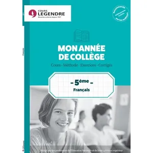 Cours Legendre Eds Français 5e pas cher