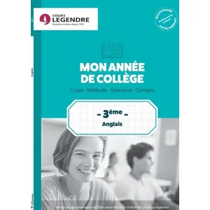 Cours Legendre Eds Anglais 3e pas cher
