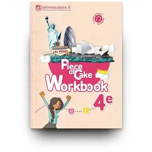 Lelivrescolaire.fr Livre - PIECE OF CAKE - Workbook - Anglais - 4ème (édition 2017) pas cher