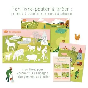 Ton livre-poster à créer : la campagne pas cher