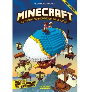 Omake Books Minecraft - Le Tour du monde en 80 blocs pas cher