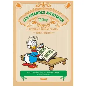 Glénat Les Grandes Aventures - Intégrale Romano Scarpa Tome 8 - 1962/1963 - Oncle Picsou Contre Lord Hambar Et Autres Histoires pas cher