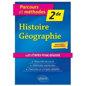 Ellipses Histoire Géographie 2de pas cher