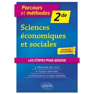 Ellipses Sciences économiques et sociales 2de pas cher