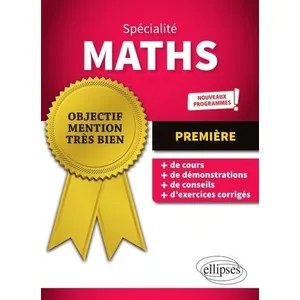 Ellipses Spécialité Maths 1re pas cher