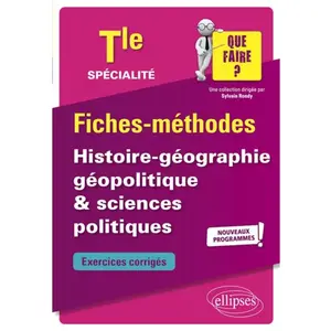 Ellipses Spécialité Histoire-géographie, géopolitique & sciences polit... pas cher