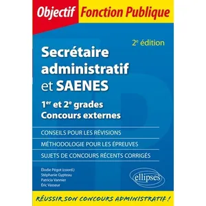 Ellipses Secrétaire administratif et SAENES - 1er et 2e grades - Conco... pas cher